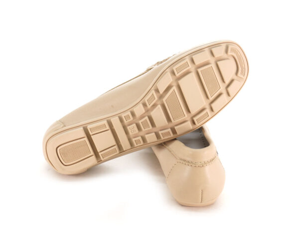 MOKASYNY DAMSKIE NES-17130-BEŻ