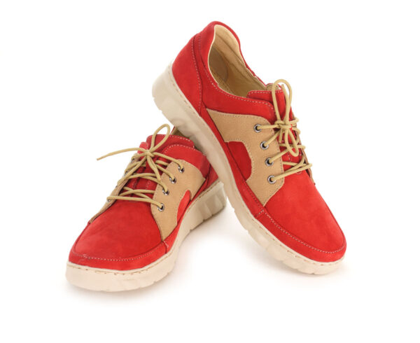 PÓŁBUTY DAMSKIE WAS 0578 CZER