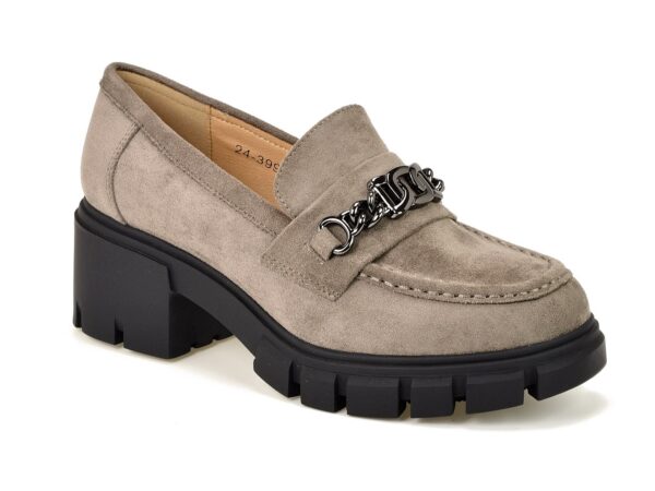 Półbuty Vinceza 39916 beż zamsz