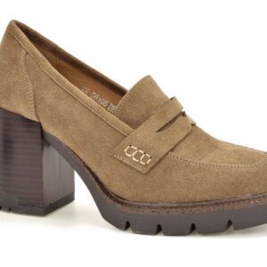 Półbuty Vinceza 58105 beż zamsz