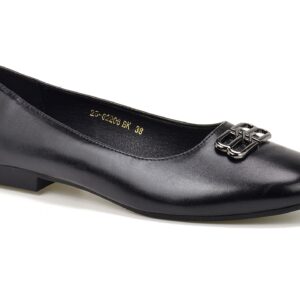 Czarne baleriny Vinceza 62206