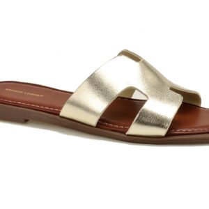 Złote klapki damskie Sergio Leone SK091H