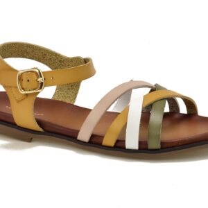 Żółte sandały damskie Sergio Leone SK090H