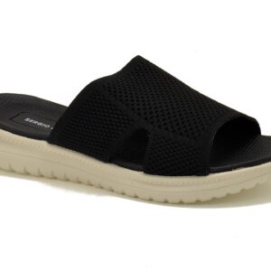 Czarne klapki damskie Sergio Leone KL064H