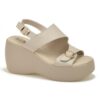 Beżowe sandały damskie S.Barski LR51-540
