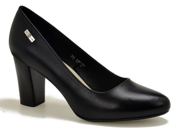 Czarne czółenka Sergio Leone PB130