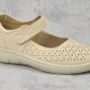 d7d3103dc123678c1d2916c5319df67832ec5c70 Beżowe ażurowe półbuty damskie Dr. Jan MD25-7