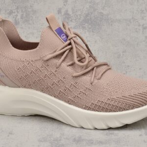 Różowe tekstylne półbuty damskie Vinceza 17365