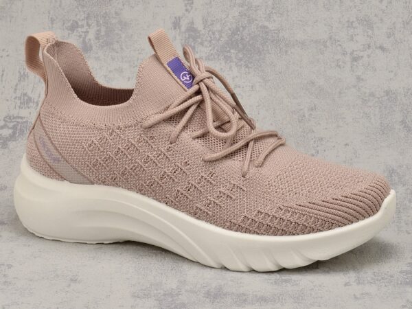 Różowe tekstylne półbuty damskie Vinceza 17365