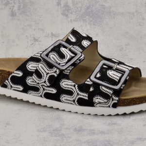 Czarne klapki damskie S.Barski RB51-006