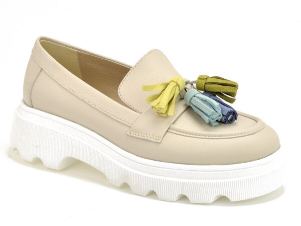 f4550d7ed62ea2bf12c63b90f19b0b6ecba665e6 Beżowe Mokasyny Kampa N926 beż 552/919/366/913/91