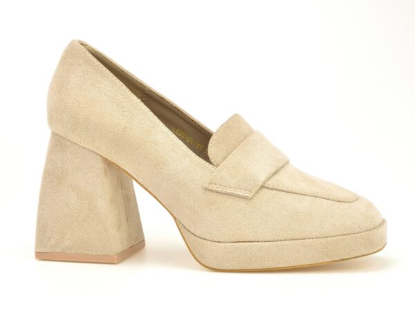 Półbuty Vinceza 20186 beż zamsz