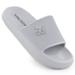 Klapki piankowe na basen plażę z misiem szare Vinceza 75210