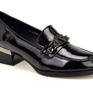 Mokasyny Vinceza 58299 czarny lakier