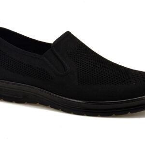 Czarne tekstylne półbuty męskie N.E.W.S. 9TX02-1022
