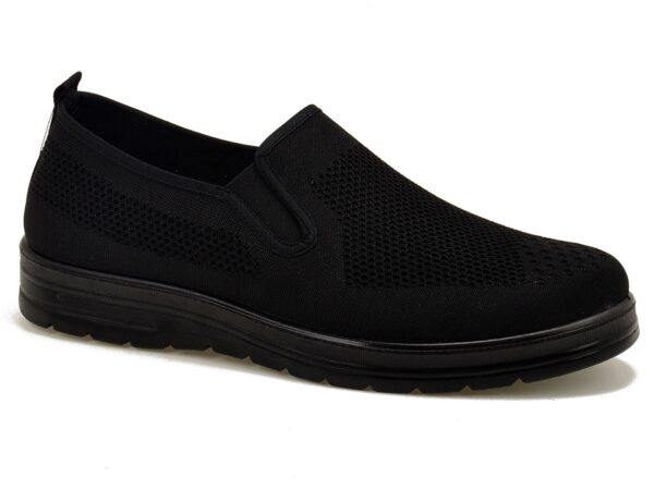 Czarne tekstylne półbuty męskie N.E.W.S. 9TX02-1022