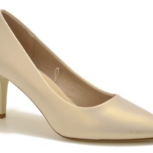 Beż perła czółenka Sergio Leone 1336