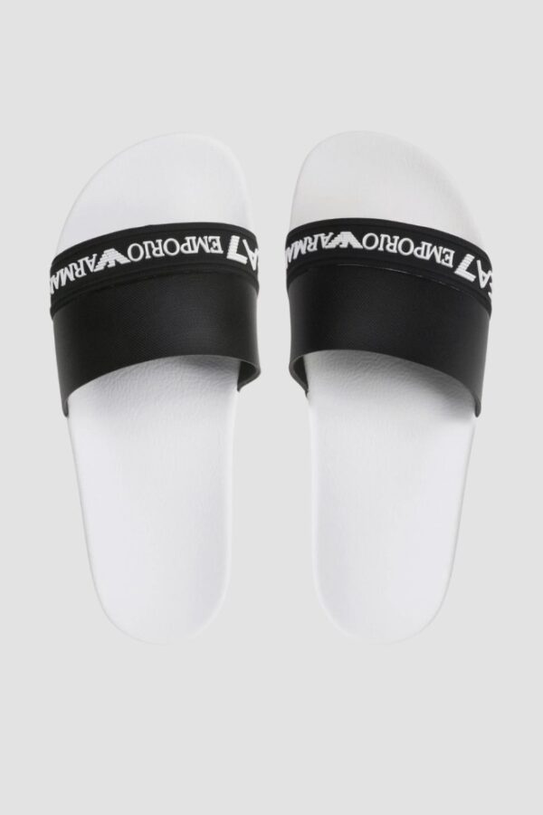 EA7 EMPORIO ARMANI Czarne klapki