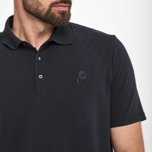 Polo męskie z logo KARL LAGERFELD