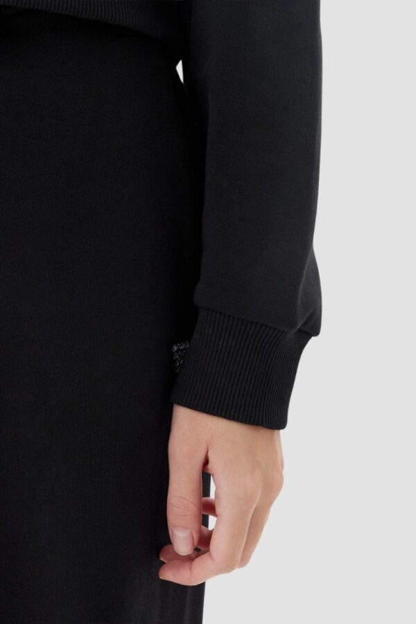 GUESS Сzarna bluza damska z cyrkoniami Primula