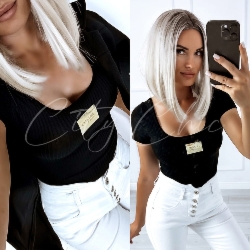 BLUZKA PRĄŻEK 941 BLACK