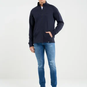 Bluza męska rozpinana granatowa Madorol 403