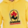 DSQUARED2 Żółta bluza męska invicta cool hoodie