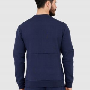 066cf15cb5c737c43938f7f856b6d6f6f4a3242c EA7 Granatowa bluza męska z naszywką z logo