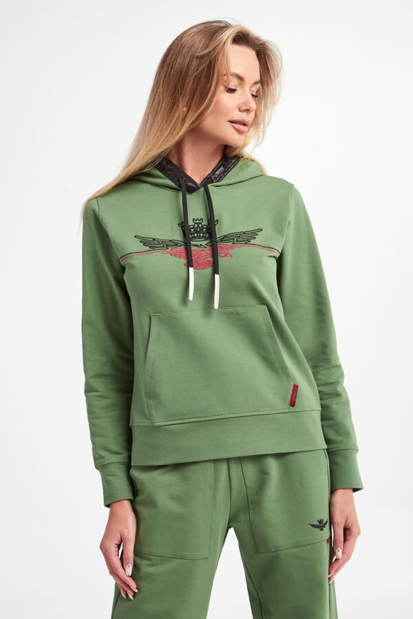 Bluza damska z kapturem AERONAUTICA MILITARE