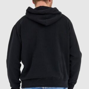 DSQUARED2 Czarna bluza męska leaf buddy z kapturem