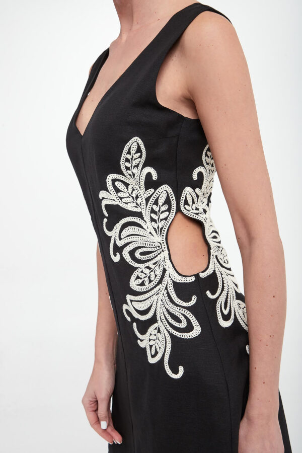 Sukienka lniana mini TWINSET U&B