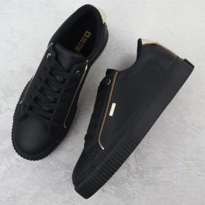 Trampki damskie z ekoskóry czarne Big Star SS274025