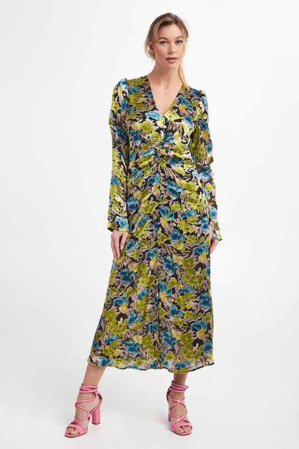 Sukienka z jedwabiem GESTUZ