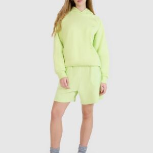 4F Bluza dresowa nierozpinana z kapturem uniseks - zielona