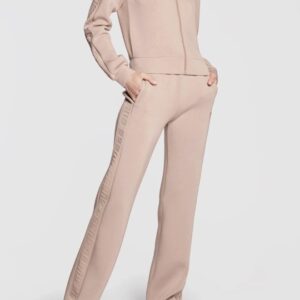 GUESS Różowa bluza damska z lampasami New Allie Scuba