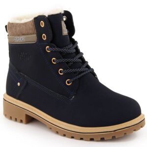 Trapery damskie botki granatowe Potocki 97301
