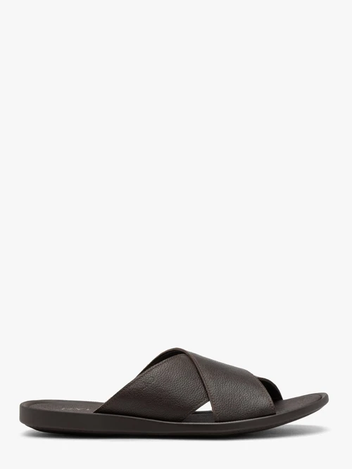 Brązowe klapki męskie