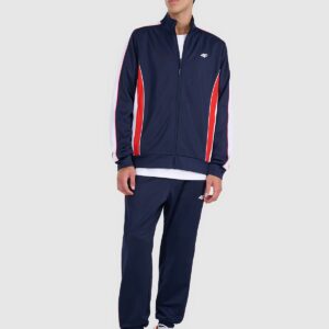 4F Bluza dresowa rozpinana bez kaptura męska - granatowa