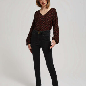 Jeansy skinny czarne