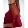 15598b41276dce8d7b992e6443e294ad2c107c7e_250x250 Elegancka sukienka z tiulowymi rękawami MERIEL - czerwona