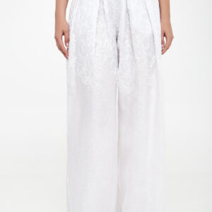 Spodnie damskie z lnem ERMANNO SCERVINO LIFE