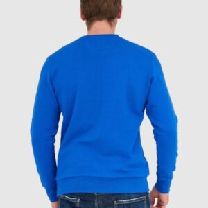 18860525039b79c69134088e98f00926da02f5aa LA MARTINA Niebieska bluza męska z tłoczonym logo