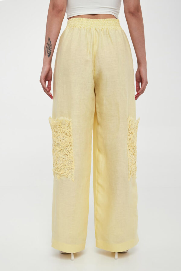 Spodnie damskie lniane ERMANNO SCERVINO LIFE