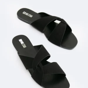 Klapki damskie czarne JJ274519 906