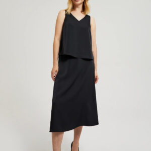 1a4ec506b0777f0cf8d8e59d7b4cfdf59b2dfc06 Trapezowa spódnica czarna