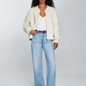 Bluza damska bomber kremowa Felicata 103