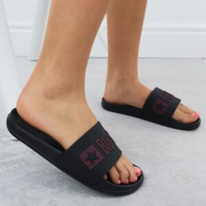 Klapki plażowe basenowe czarne Big Star SS274708