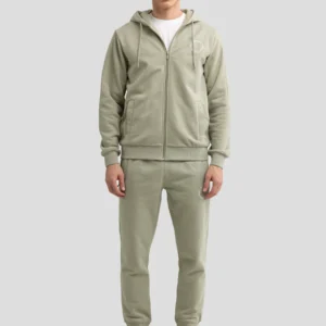 Bluza męska z kapturem pistacjowa Ajron 300/ Kersyn 300