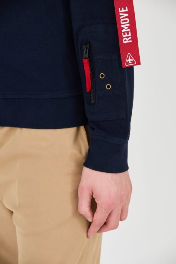 AERONAUTICA MILITARE Granatowa męska bluza