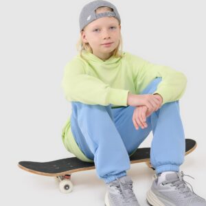 4F Bluza dresowa nierozpinana z kapturem chłopięca - zielona 158 (12-13 lat)